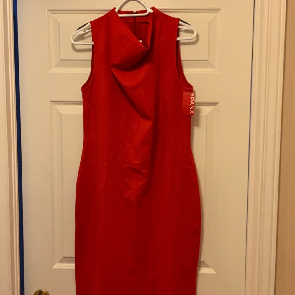 SPANX Ponte Sleeveless Midi Dress